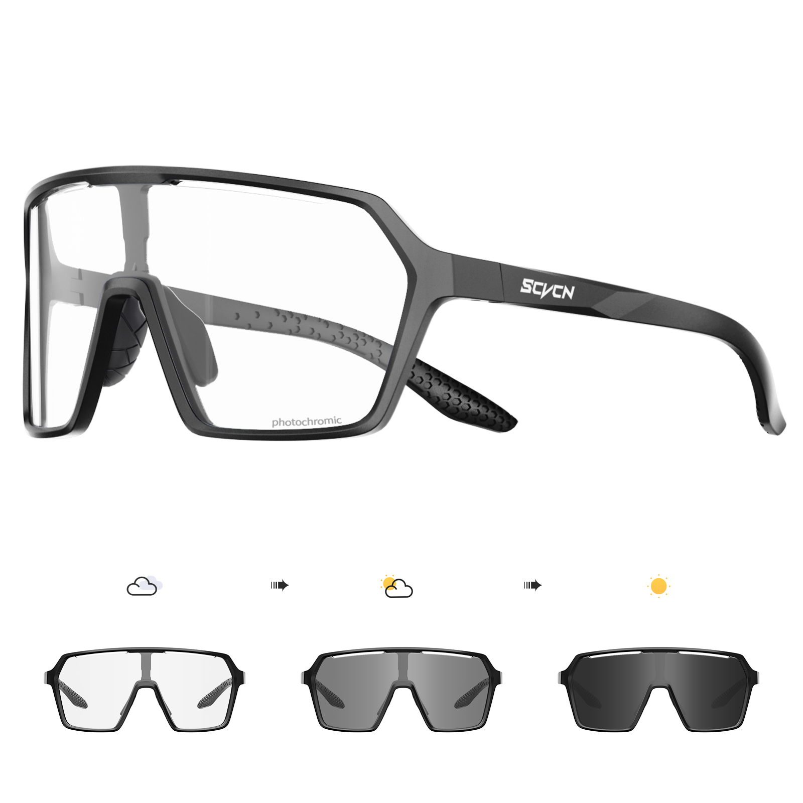 Mountain Biking Glasses - SCVCN Occhiali da sole fotocromatici UV400