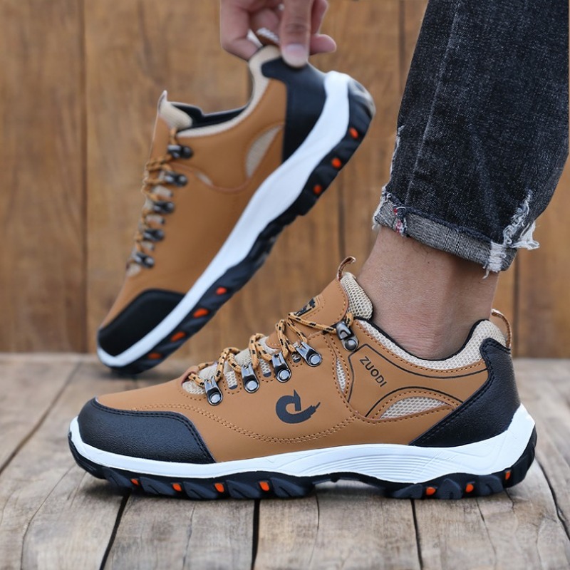 Men'S Mountain Biking Shoes - Scarponi da trekking Sneakers nere da