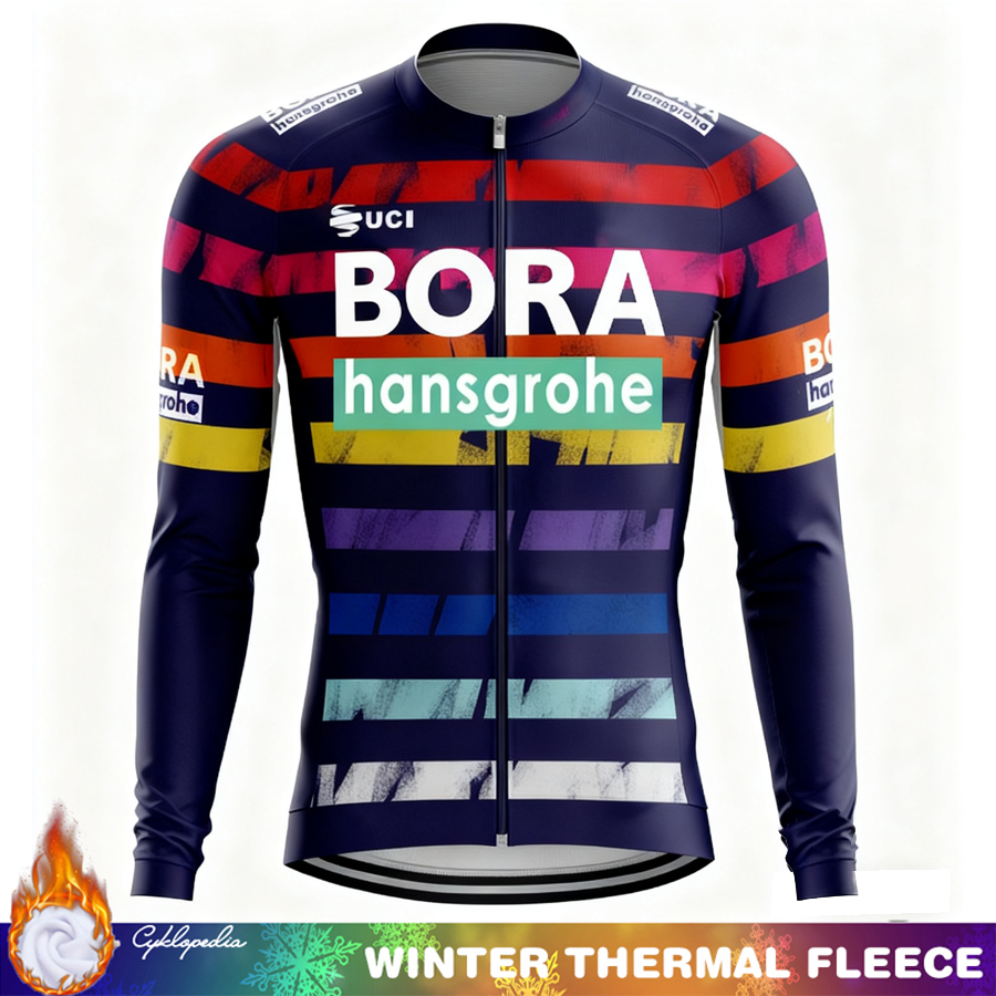 Mountain Biking Uci - Biciclette Maglia da ciclismo invernale da