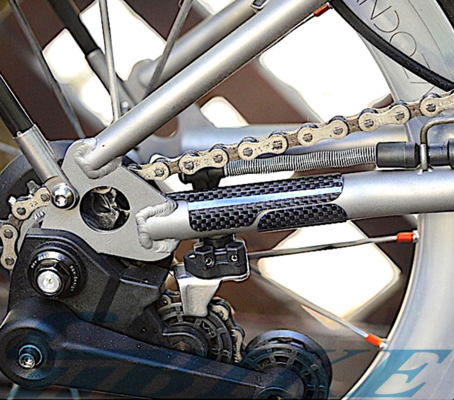 Chainstay Protector Wrap - Protezione per bici pieghevole Brompton Catena