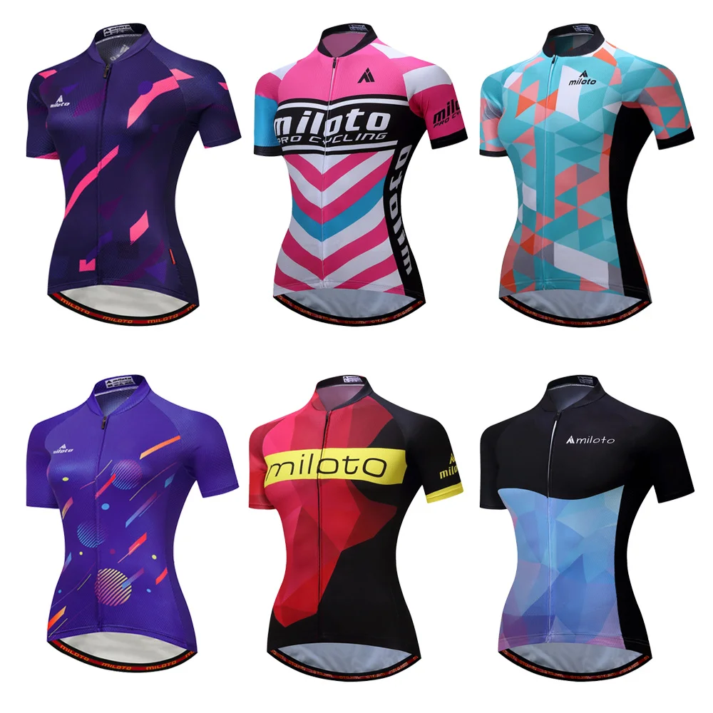 Mountain Biking Wallpaper - Maglia a maniche corte moda donna