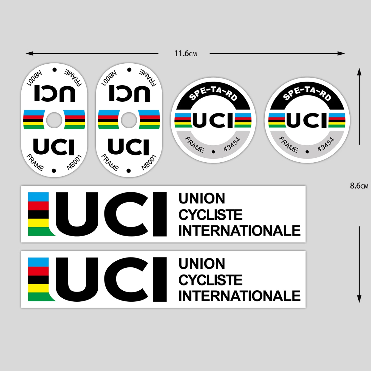 Adesivi per telaio bici UCI in - Mountain Biking Uci recensione e prezzo