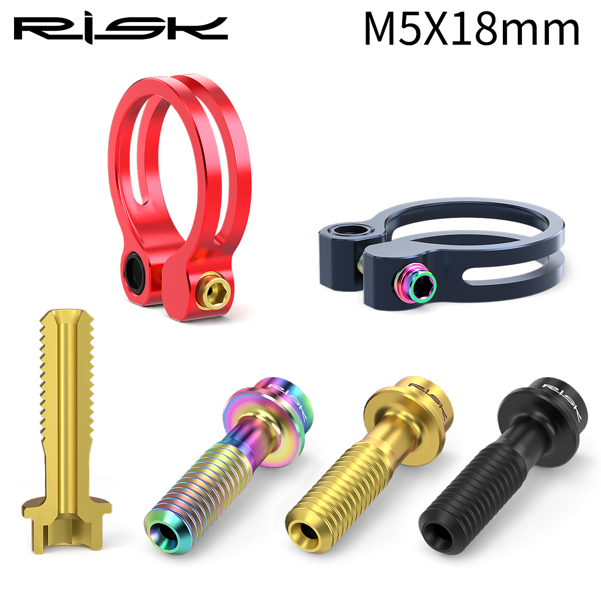 Viti per sella RISK M5x18mm in - Mountain Biking Youtube recensione e prezzo