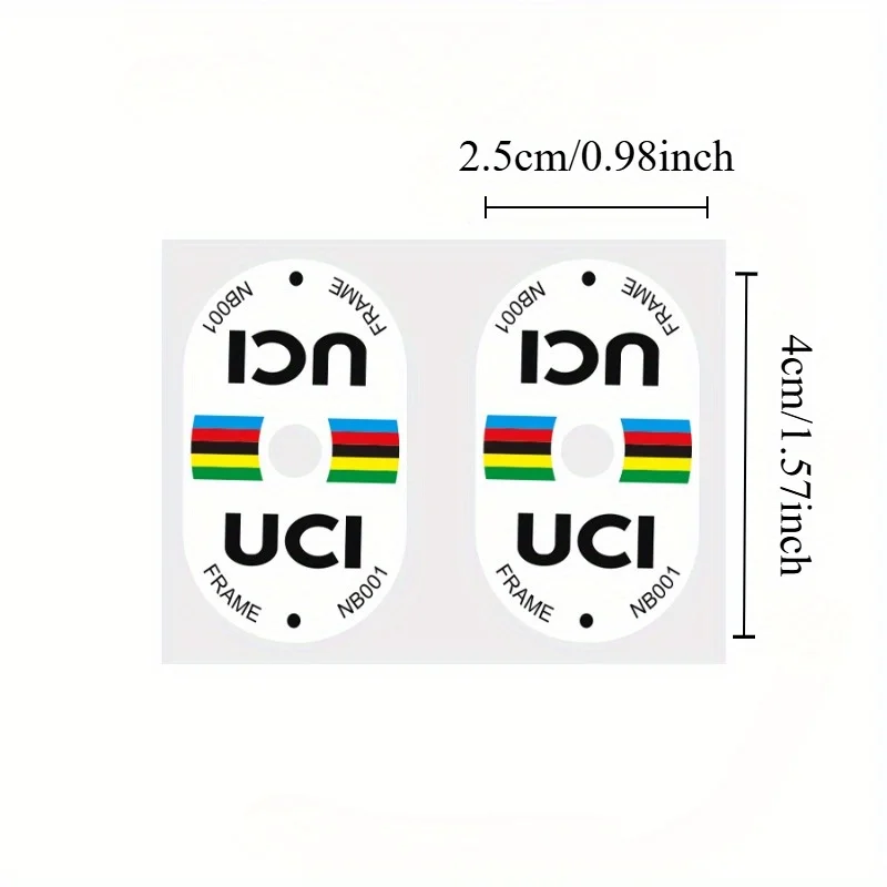 2 adesivi in PVC impermeabili  - Mountain Biking Uci recensione e prezzo
